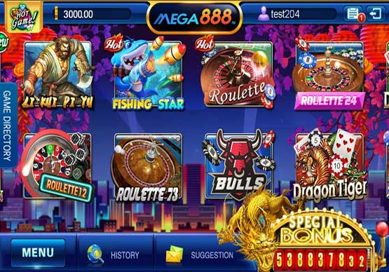 Mega888 download screenshot